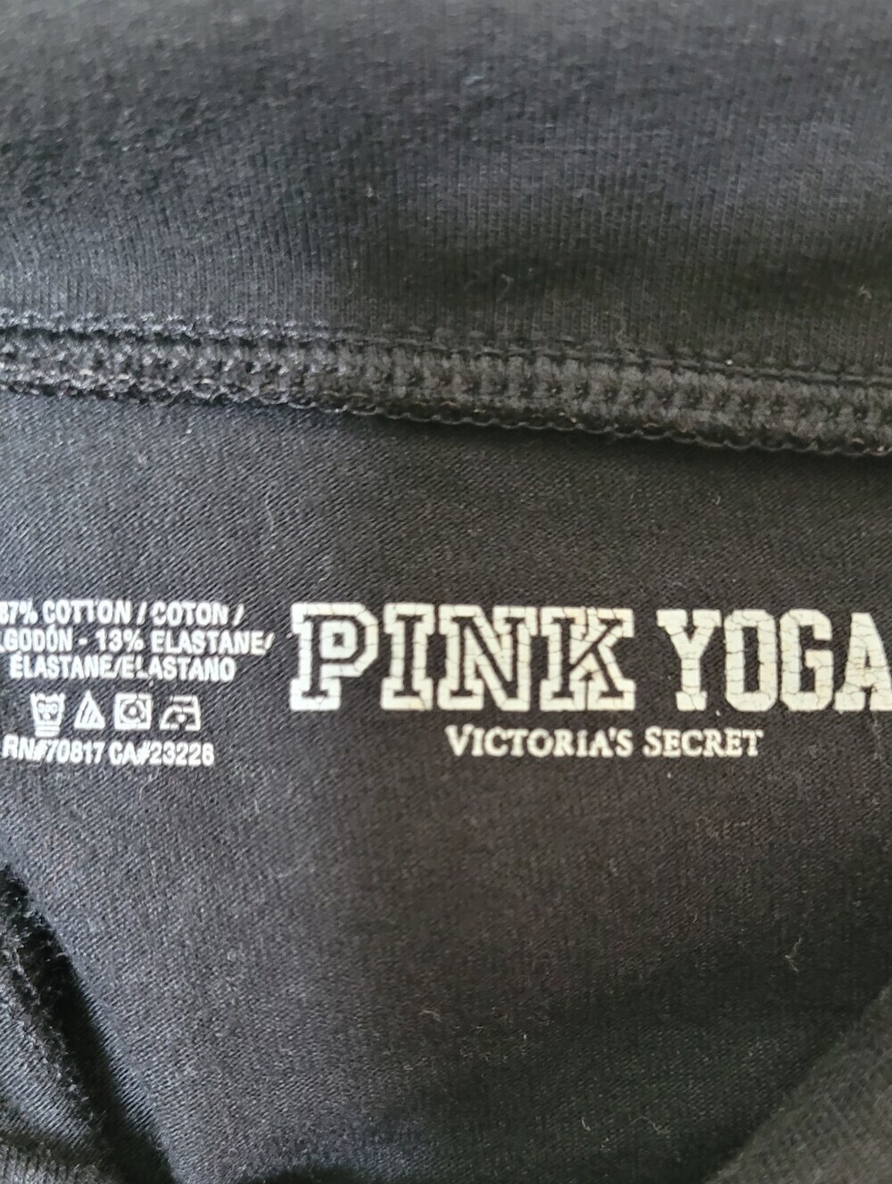 Victorias Secret PINK Fold-over Sequin Capri Leggings XS - Picture 8 of 11